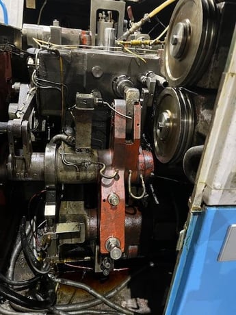 .63" x 5" Asahi Okuma #AOS-10, Cold Header, 1-die, 2-blow, 180 pieces/min., single plane wire straightener - Image 9
