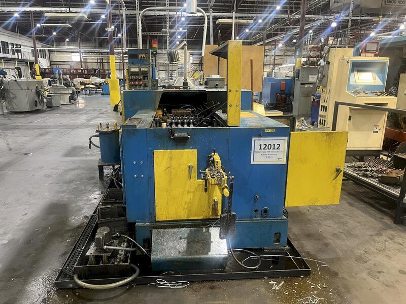 .23" x 3.5" Nakashimada #TH4-6A, 4-Die Progressive Header, 2.756" shank length, 230 pieces/min., 2-plane wire - Image 1