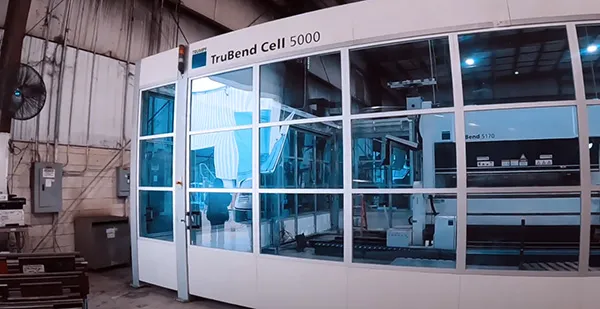 187 Ton, Trumpf #TruBend-5170-Cell-5000, hydraulic press brake, 10.5'OA, 107" between housing, 16" throat - Image 5