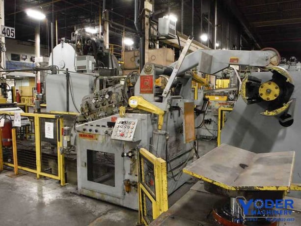 20000 lb. Automatic Feed Co. #204260, straightener, coil reel & car, 4-42" width, #64190 - Image 4