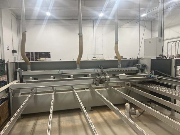 Holz-Her #TECTRA-6120, front load automatic panel saw, 15 HP, 320 FPM, 2019 - Image 1