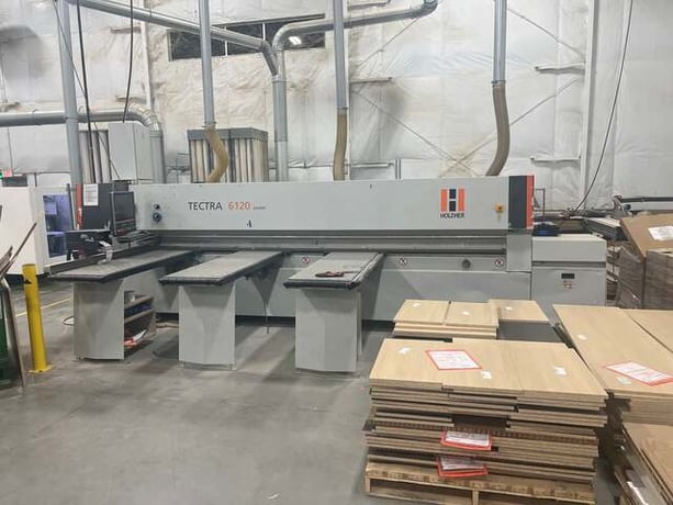 Holz-Her #TECTRA-6120, front load automatic panel saw, 15 HP, 320 FPM, 2019 - Image 9