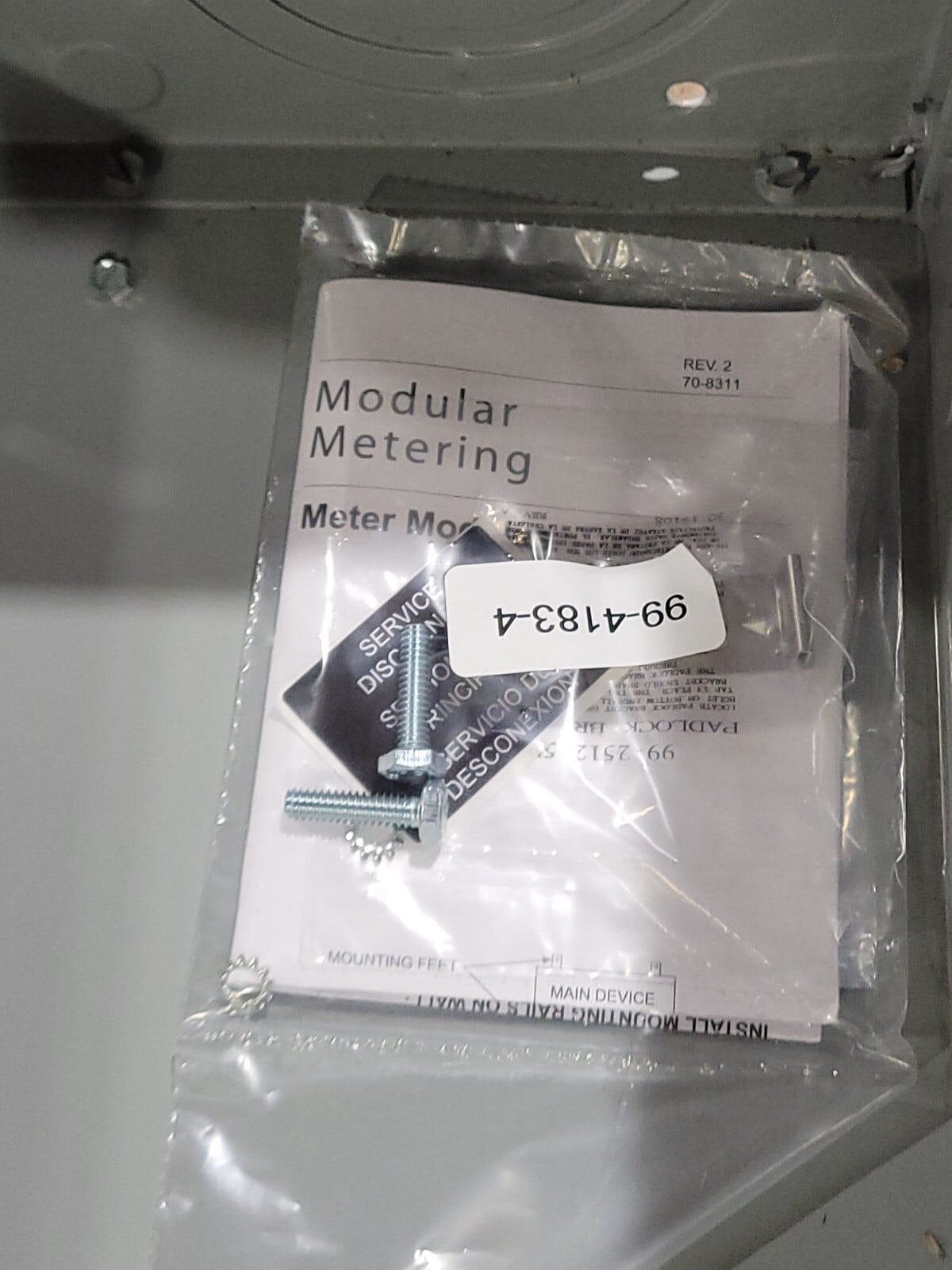 GE #TMP3L4R, Meter Module III, 400 Amp Main, 3R - Image 4