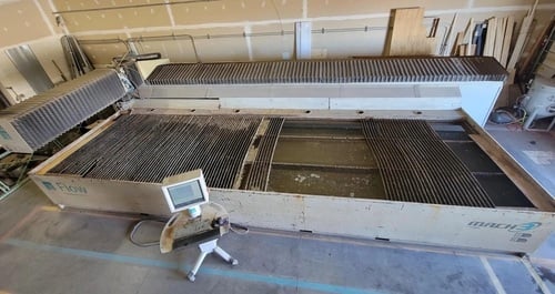 6' x 24' Flow #Mach-3-7320B, Cnc Waterjet, 87K Psi, 50 HP, 2009 - Image 1