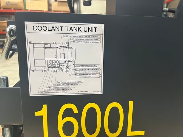 Mosnic #RDF-132-7W-232, coolant tank center discharged, Pro 5 Control, Makino A92, new - Image 5