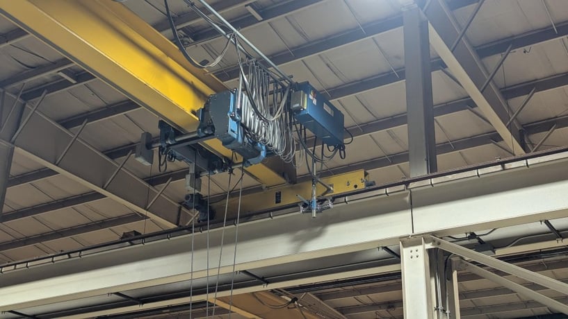 10 Ton, Demag, 54' 5" Span, 33' Lift, Class D, Radio, VFD Bridge/Trolley, 2017 #2708 - Image 4