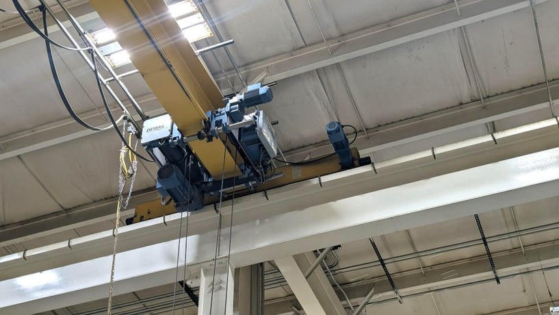 5 Ton, Demag, 54' 5" Span, 33' lift, Class D, Pendant, VFD Bridge/Trolley, 2017, #2710 - Image 6