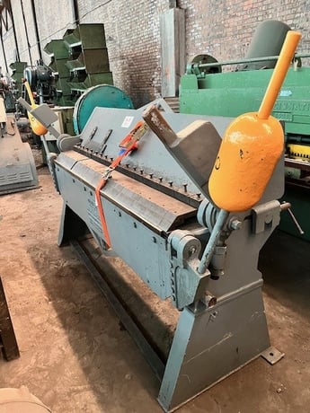 14 gauge x 6' Dreis & Krump (Oliver) Universal Hand Box & Pan Brake, full set of 6" fingers, excellent - Image 3