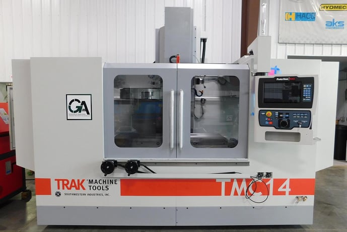 Trak #TMC14, CNC vertical machining center, 16 automatic tool changer, 60" X, 27" Y, 25" Z, 8000 RPM, #40 - Image 1