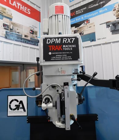 Trak #DPM-RX7, CNC vertical bed mill, 76" x168" tbl., 7.5 HP, 60" X, 23" Y, 23" Z, 40-5000 RPM, #40 - Image 4