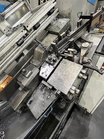 3/8" x 4" EW Menn #GW-83, High-Speed Flat Die Thread Roller, 80-260 pieces/min., 30" vibratory bowl feeder - Image 2