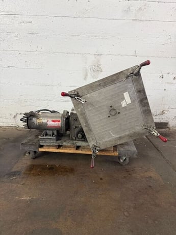 Shop Made, 16" x 16" welding rotary turn table, 120 V., 1-phase - Image 3