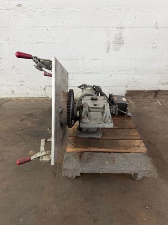 Shop Made, 16" x 16" welding rotary turn table, 120 V., 1-phase - Image 5