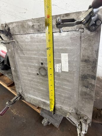 Shop Made, 16" x 16" welding rotary turn table, 120 V., 1-phase - Image 8