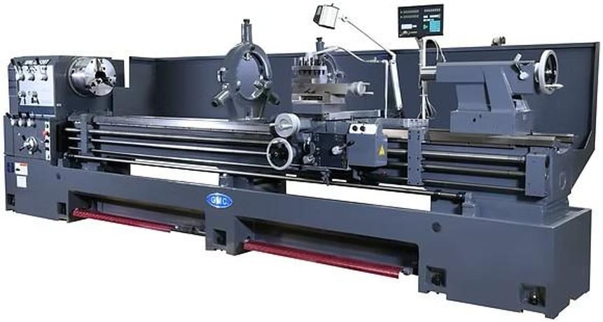 33" x 160" GMC #GML-33160T, heavy duty precision gap bed lathe, 12" chk, 3-jaw, 4-3/4" bore, D1-11, 20" face - Image 1