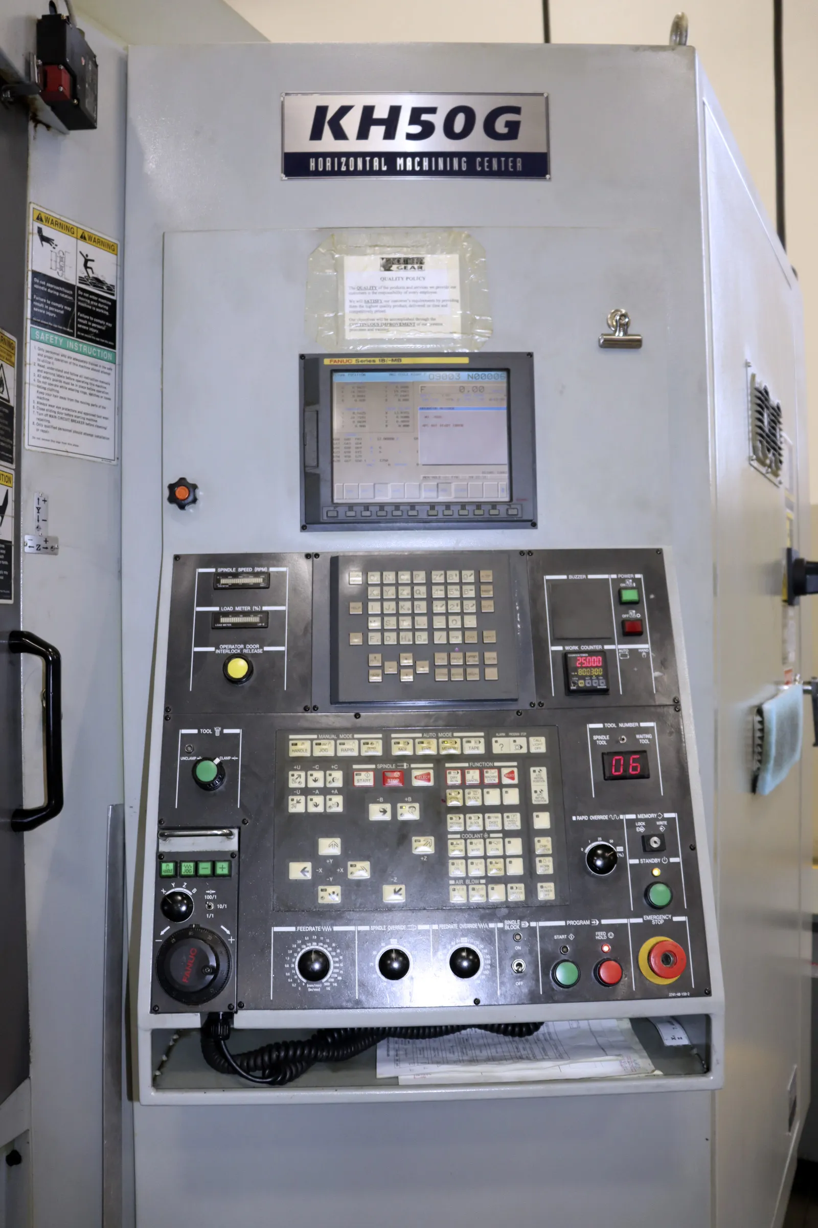 Hyundai Kia #KH50G, Horizontal Machining Center, 29.9" X, 27.8" Y, 25.6" Z, 800 lbs. Load capacity, (2) - Image 10