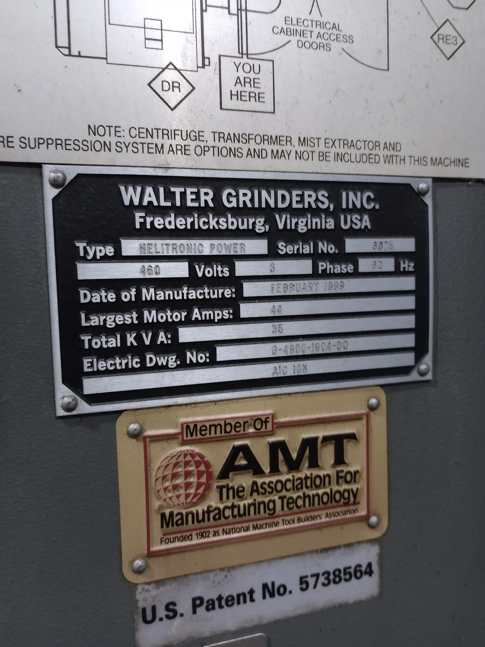 Walter #Helitronic-Power, High-Precision CNC Tool Grinding Machine, 12.6" X, 7.9" Y, 18.5" Z, 15 MPM, 1999 - Image 2