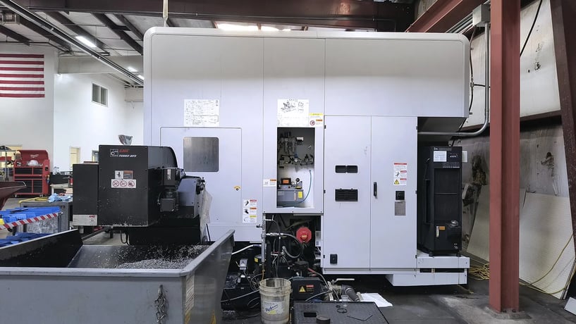 Daewoo Doosan #VCF-850L-II, Vertical Machining Center, 3-Axis, 118" X, 33.4" Y, 31.5" Z, 32.28" x 137.8" - Image 3