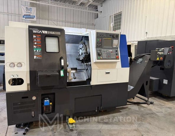 Hyundai Wia #L210A, CNC turning center, 21.7" swing, 8" chuck, 2.6" bar, 13.8" dia., 16.1" lgth, 12 turret - Image 3