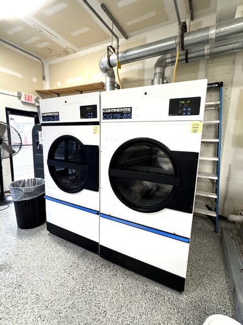 75 Lb. Continental Girbau #KT075N, Gas Dryer, 165k BTUH, 2013 (2 available) - Image 3