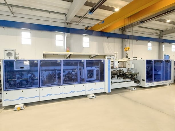 Homag #KFL-610/20/E3, Single Side " Softforming" Squaring and Edge Bander, LH, 2.4" thick panel, 131 FPM - Image 1