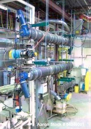 Modular Multistage Continuous Processor Debranner, 8" diameter, 5-Stage, 304 Stainless Steel, Pilot Plant - Image 1