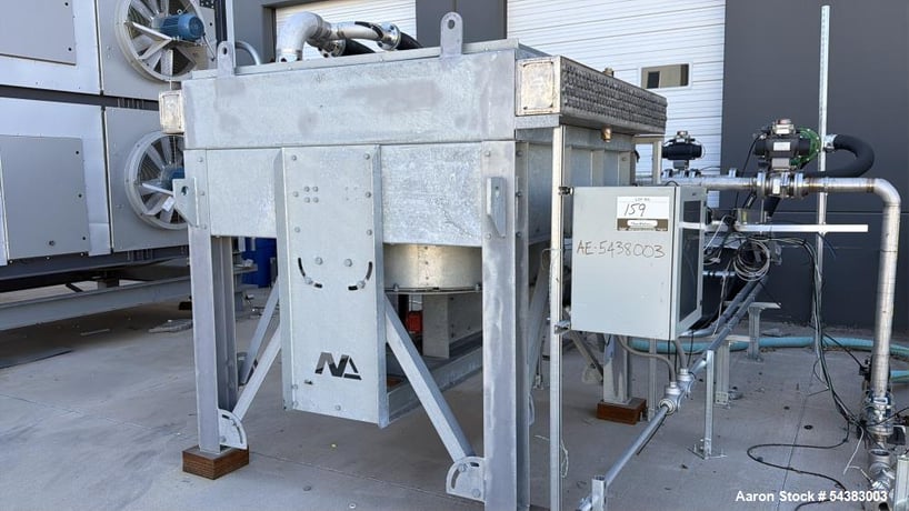 300 sq.ft., 50 psig, Kelvion, Air Cooled Fin Fan Heat Exchanger, Stainless Steel, 2023 - Image 1