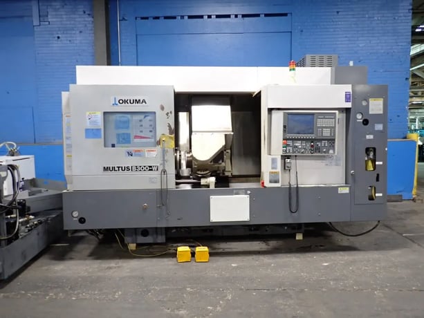 Okuma #Multus-B300-W, CNC Lathe, OSP-P200L Control, Chip Conv., probe, 2008 - Image 3