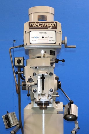 MSC - Vectrax #GS-20V, vertical mill, 10" x50" tbl., 5 HP, 32" X, 17.5" Y, 18" Z, R-8, 70-3600 RPM, 2 halogen - Image 5