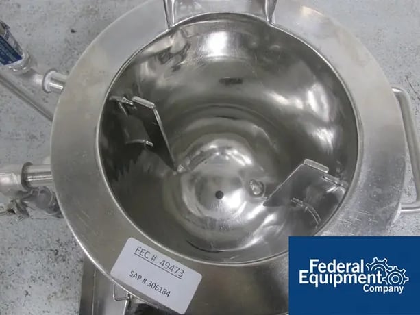 7.9 gallon Precision, Jacketed Tank, 316L Stainless Steel, 13.5" diameter x 15" straight side, open top, dish - Image 4