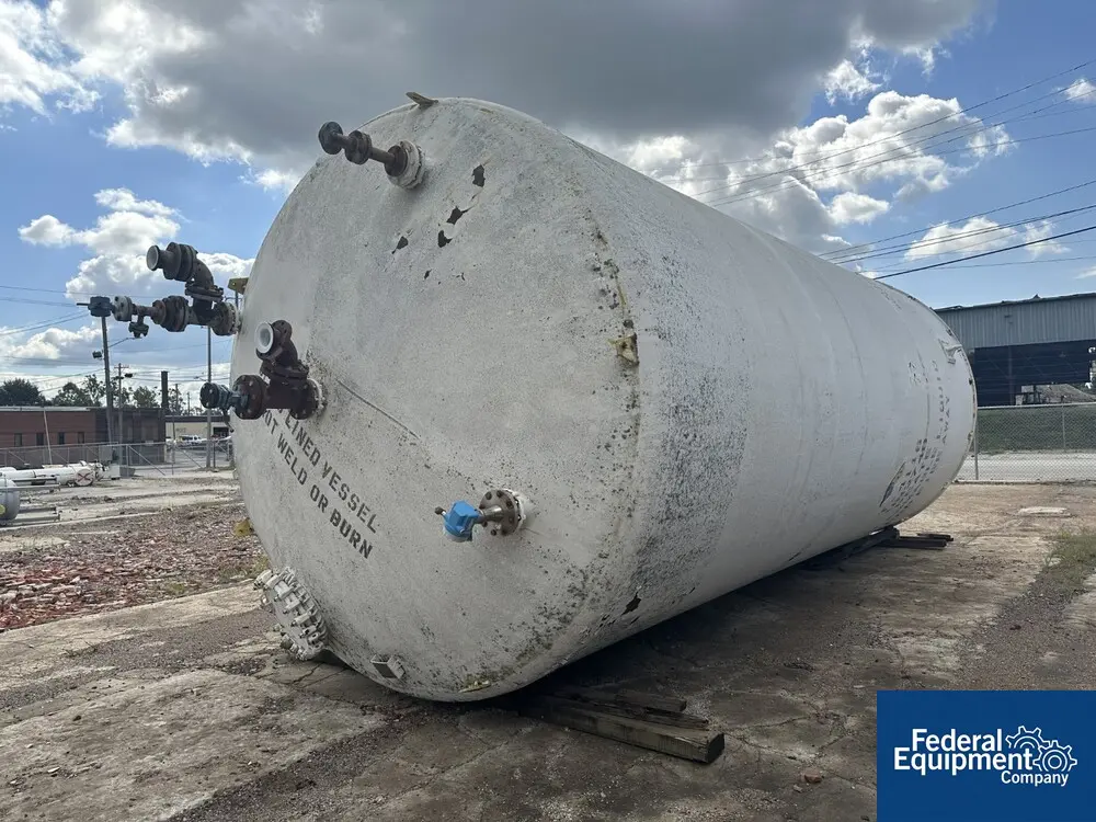 20,000 gallon Pfaudler, Glass Lined Chemstore Receiver, 30 psi, 144" diameter x 267" straight side, dish top - Image 4
