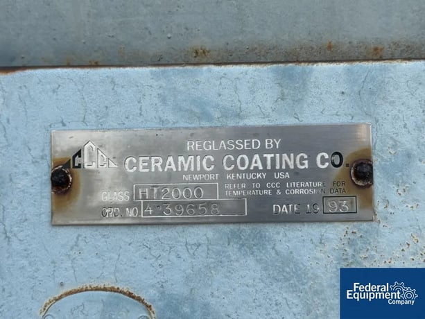 5,000 gallon Pfaudler #CH-5000, Horizontal Glass-Lined Chemstore Receiver Tank, 30 psi, 102" diameter x 128" - Image 4
