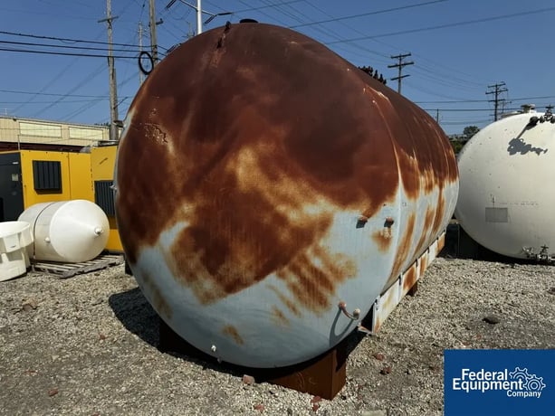 5,000 gallon Pfaudler #CH-5000, Horizontal Glass-Lined Chemstore Receiver Tank, 30 psi, 102" diameter x 128" - Image 5