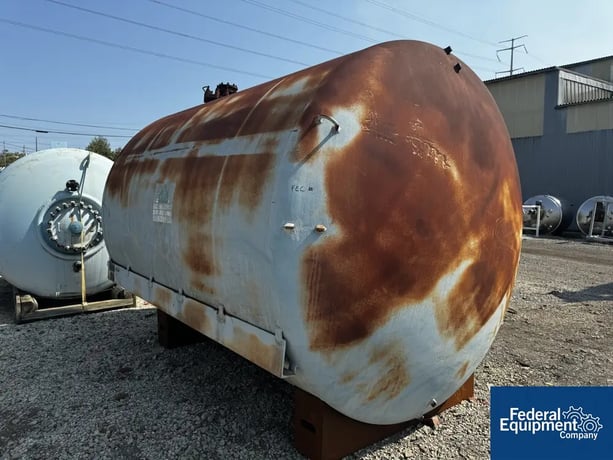5,000 gallon Pfaudler #CH-5000, Horizontal Glass-Lined Chemstore Receiver Tank, 30 psi, 102" diameter x 128" - Image 7