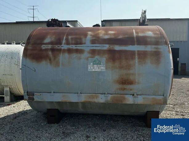 5,000 gallon Pfaudler #CH-5000, Horizontal Glass-Lined Chemstore Receiver Tank, 30 psi, 102" diameter x 128" - Image 8