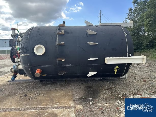 5,100 gallon Pfaudler #CV96-5100-90, Glass Lined Vertical Chemstore Receiver, 90 psi, 96" diameter x 143" - Image 1