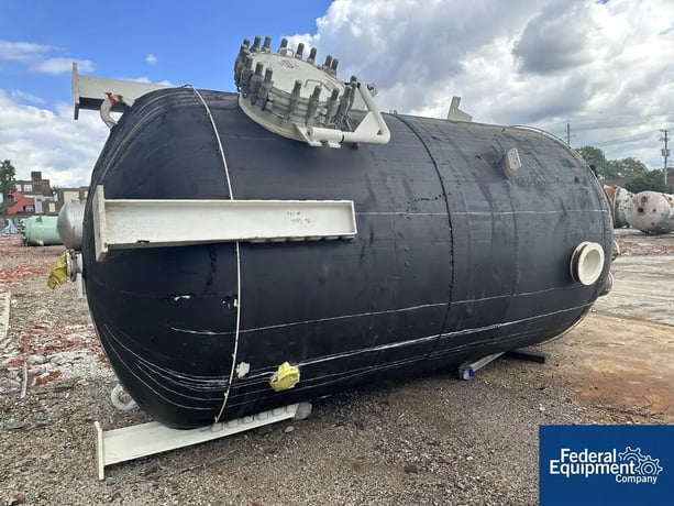 5,100 gallon Pfaudler #CV96-5100-90, Glass Lined Vertical Chemstore Receiver, 90 psi, 96" diameter x 143" - Image 6