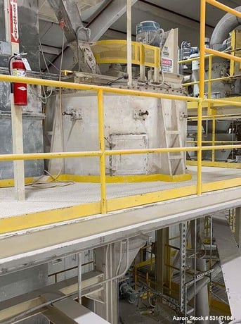 8' x 15' Anivi, Zircon Ball Mill Plant, 370 HP Drive,, Air Classifier & Dust Collection - Image 5