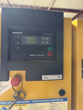 15 HP, Kaeser #SK-15-T, Compressor, 64 cfm, 125 psi, 2006 - Image 3