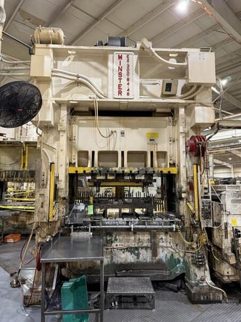 300 Ton, Minster #E2-300-84-48-Hevi-Stamper, Straight Side Double Crank Mechanical Press, 84" x 48" bed & - Image 1