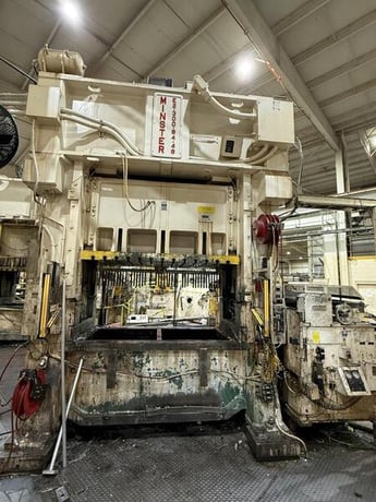 300 Ton, Minster #E2-300-84-48-Hevi-Stamper, Straight Side Double Crank Mechanical Press, 84" x 48" bed & - Image 2