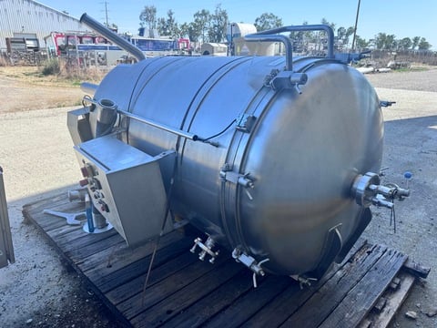 210 gallon DC Norris #DA-Cooler, Glycol-Jacketed Cooling Kettle, 42" diameter x 99" overall height, 20" legs - Image 2
