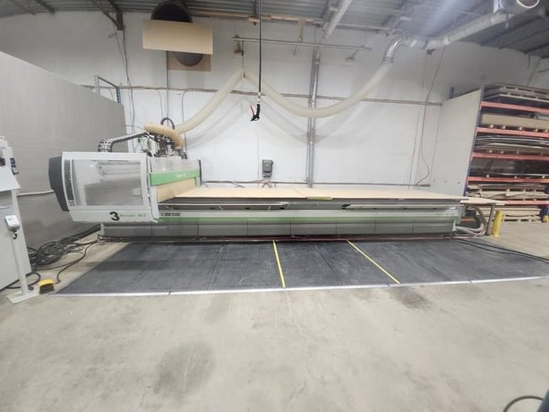 Biesse #Rover-B-7.65, flat table machine, 5' x20'tbl., 240" X, 61.4" Y, 7" Z, 24k RPM, 12 ATC, 2008 - Image 2