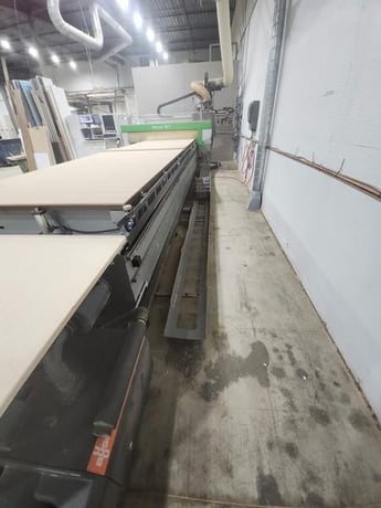 Biesse #Rover-B-7.65, flat table machine, 5' x20'tbl., 240" X, 61.4" Y, 7" Z, 24k RPM, 12 ATC, 2008 - Image 4