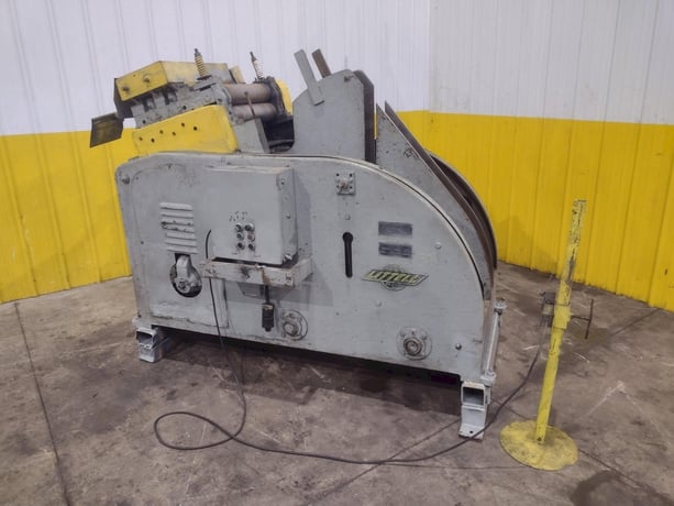 4000 lb. Littell #CC40-418-5PD, coil cradle & straightener, 18" x .125" stock, 46" outside dimension - Image 3