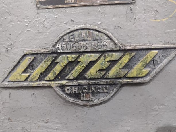 4000 lb. Littell #CC40-418-5PD, coil cradle & straightener, 18" x .125" stock, 46" outside dimension - Image 10