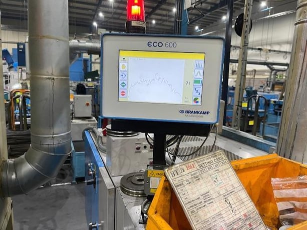 .31" Nakashimada #PF-860, 2-Die 3-Blow Cold Header, 50-120 pieces/min., 15 HP, 2-plane wire straightener - Image 5