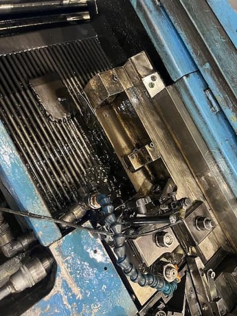 TLM #R8, High-Speed Thread Roller, 12" washer vibratory feeder, 21" blank vibratory feeder, loader, SEMS - Image 2