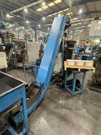 TLM #R8, High-Speed Thread Roller, 12" washer vibratory feeder, 21" blank vibratory feeder, loader, SEMS - Image 7