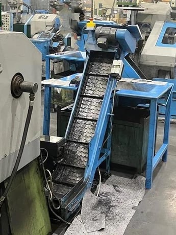TLM #R8, High-Speed Thread Roller, 12" washer vibratory feeder, 21" blank vibratory feeder, loader, SEMS - Image 8